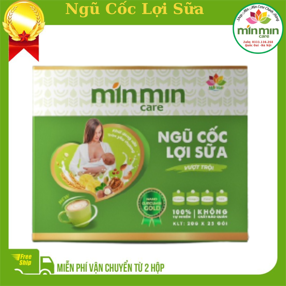 Ngũ Cốc Lợi Sữa Min Min Care 38 hạt Siêu Lợi Sữa, Phục Hồi Sau sinh dạng gói mới